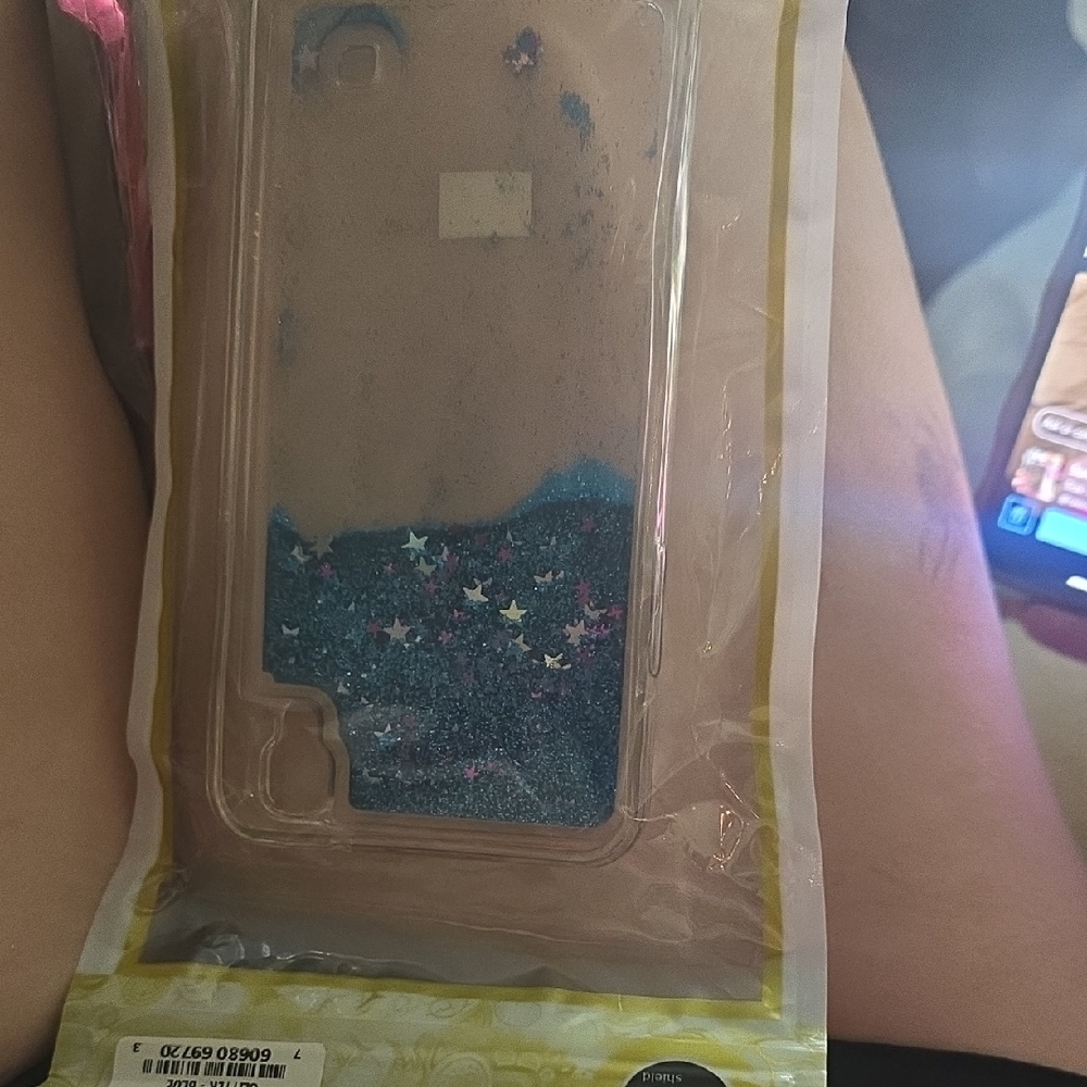 Blue Glitter Star Phone Case